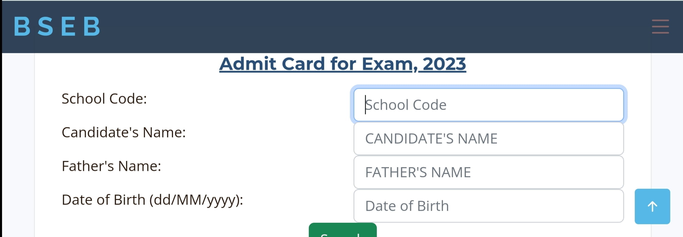 Bihar Board Exam Admit Card 2023